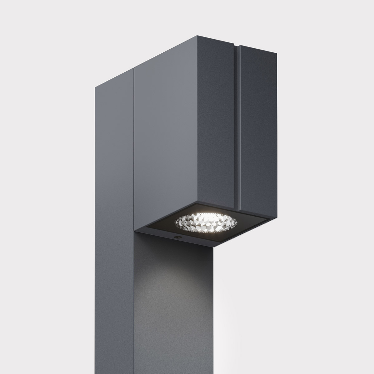 IP44.DE Cut LED Pollerleuchte, anthracite (anthrazit)