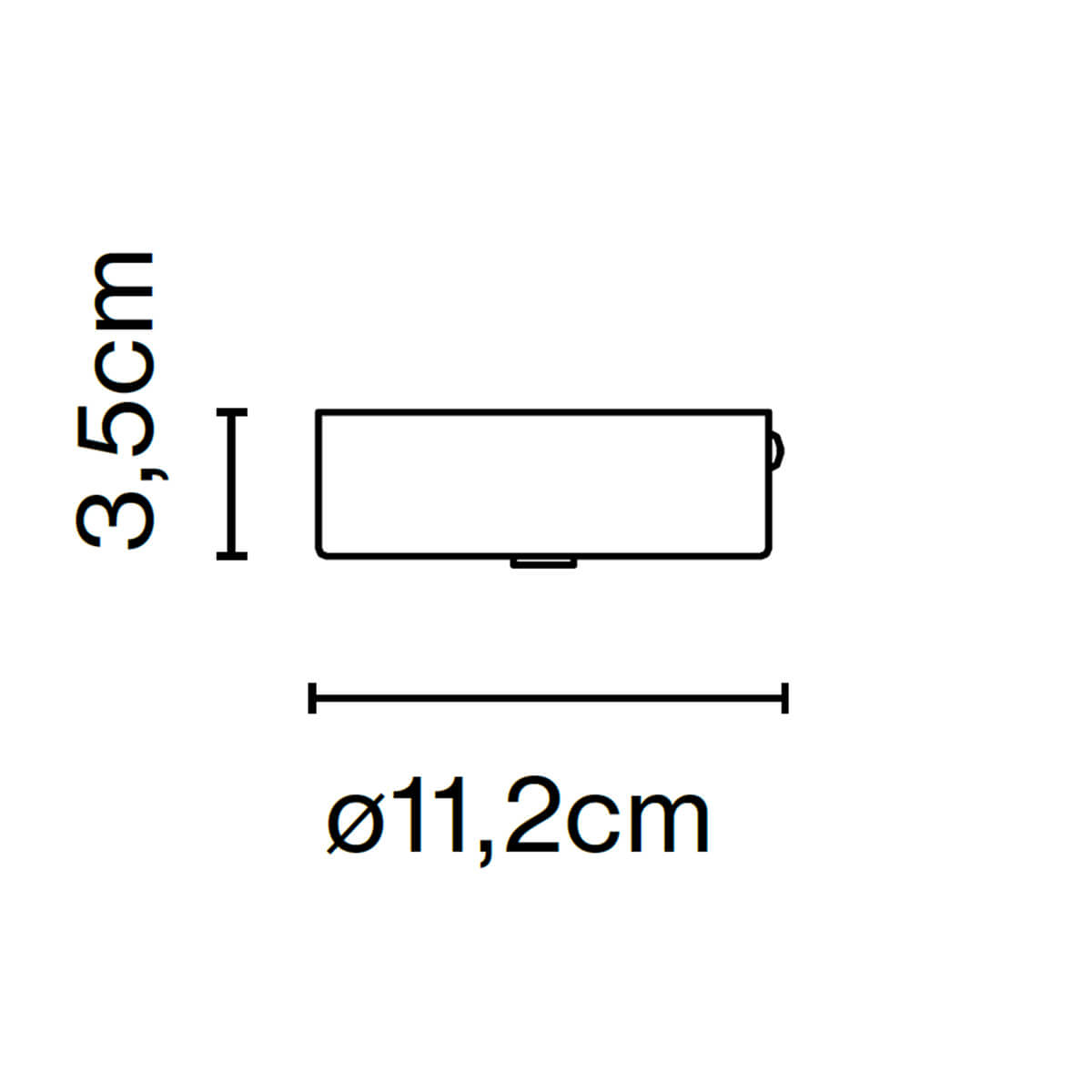 Marset Baldachin IP65 für Plaff-on! S16 IP65, Maßzeichnung