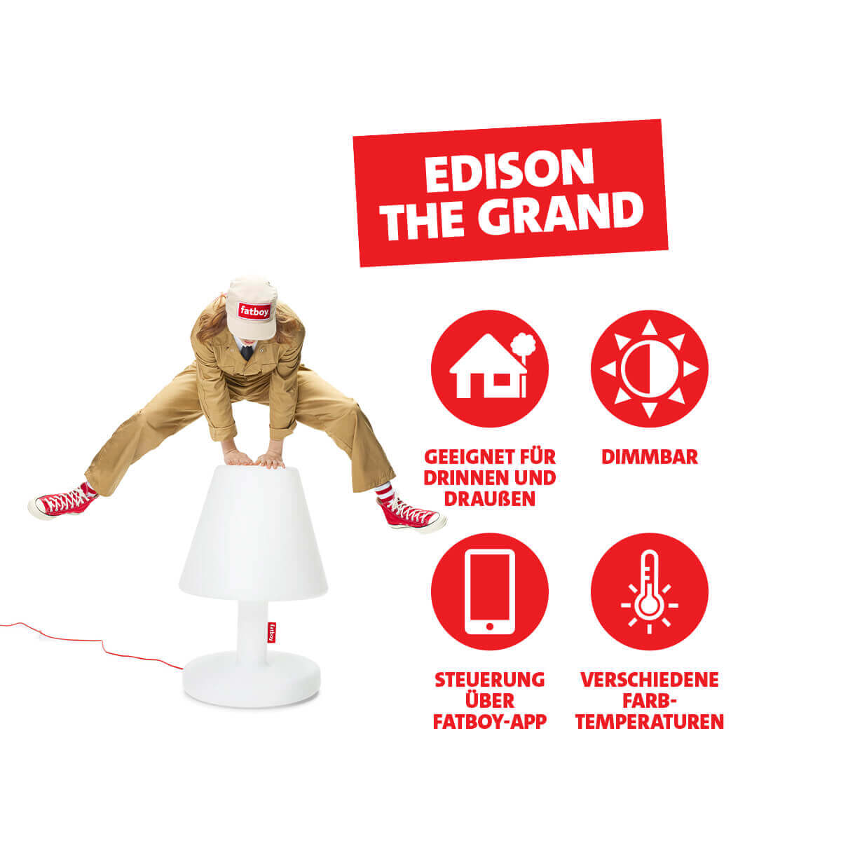 Edison the Grand LED Stehleuchte