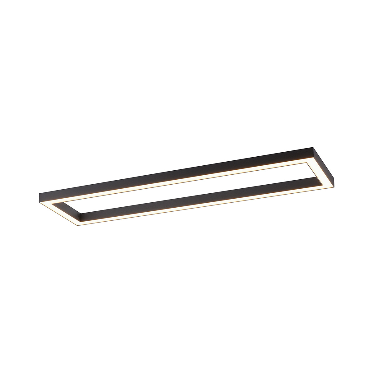 Neuhaus PURE Lines Square LED Deckenleuchte, 110 x 30 cm, anthrazit