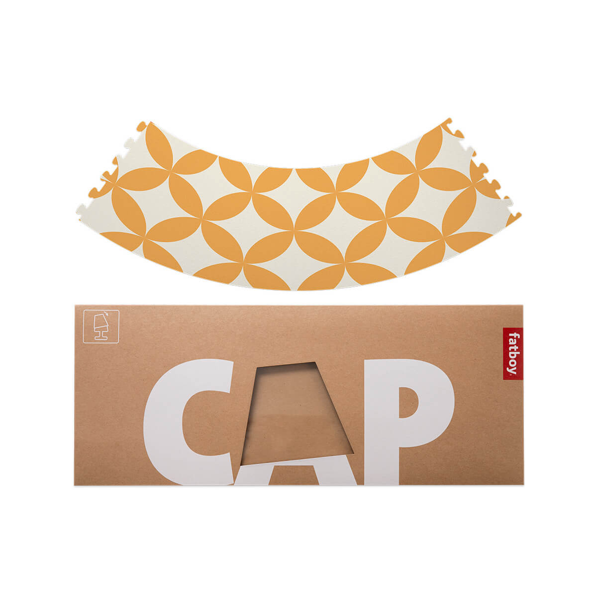 Fatboy Cooper Cappie Shabby Disco für Edison the Petit, orange, Verpackung