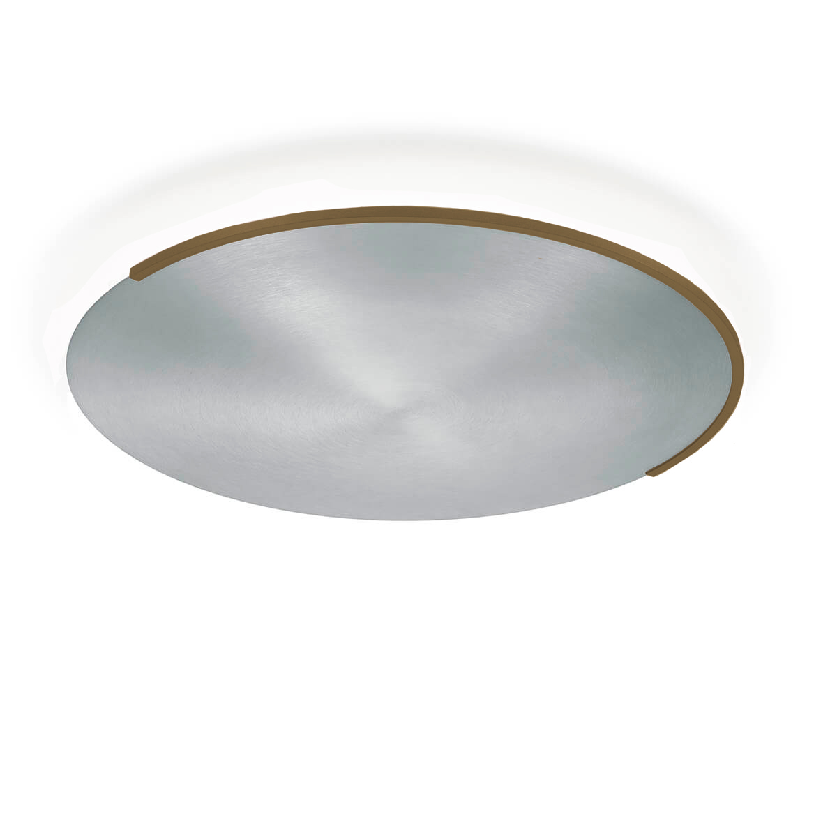 Knapstein Astra-C-60 LED Wand- / Deckenleuchte, mit Casambi, mattnickel / Bronze metallic
