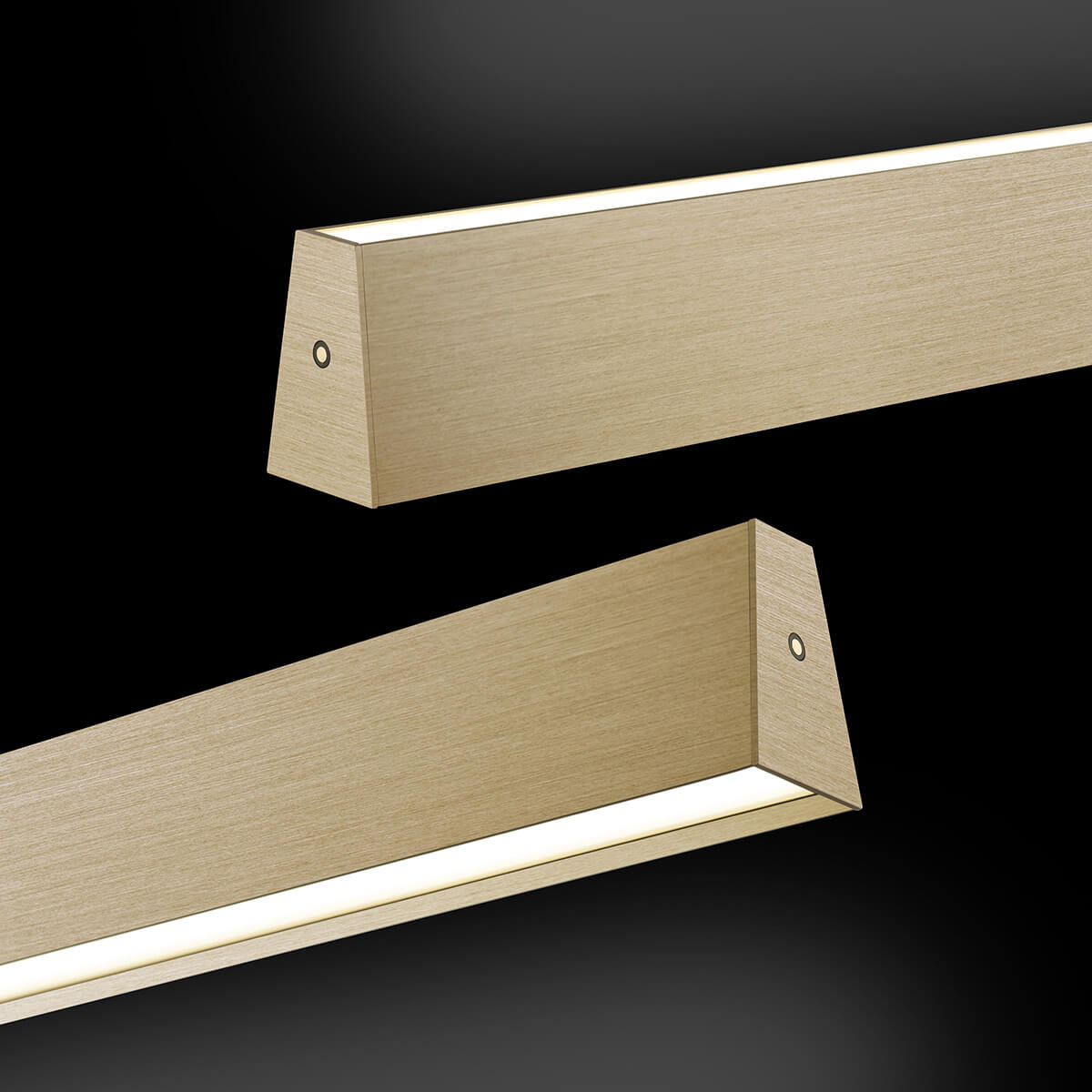 Neuhaus PURE E-Motion LED Pendelleuchte, Messing matt, Tastdimmer