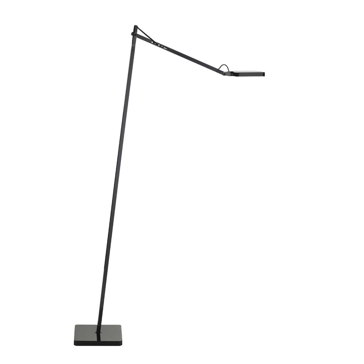 Flos Kelvin LED F Stehleuchte, schwarz glänzend