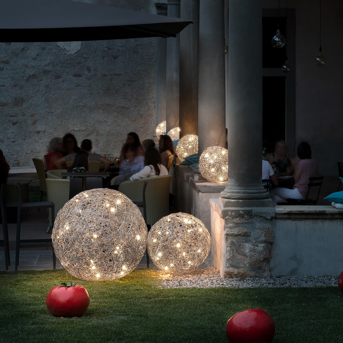 Catellani & Smith Fil de Fer F Outdoor Bodenleuchte, verschiedene Ausführungen (Foto: Nava-Rapacchietta)