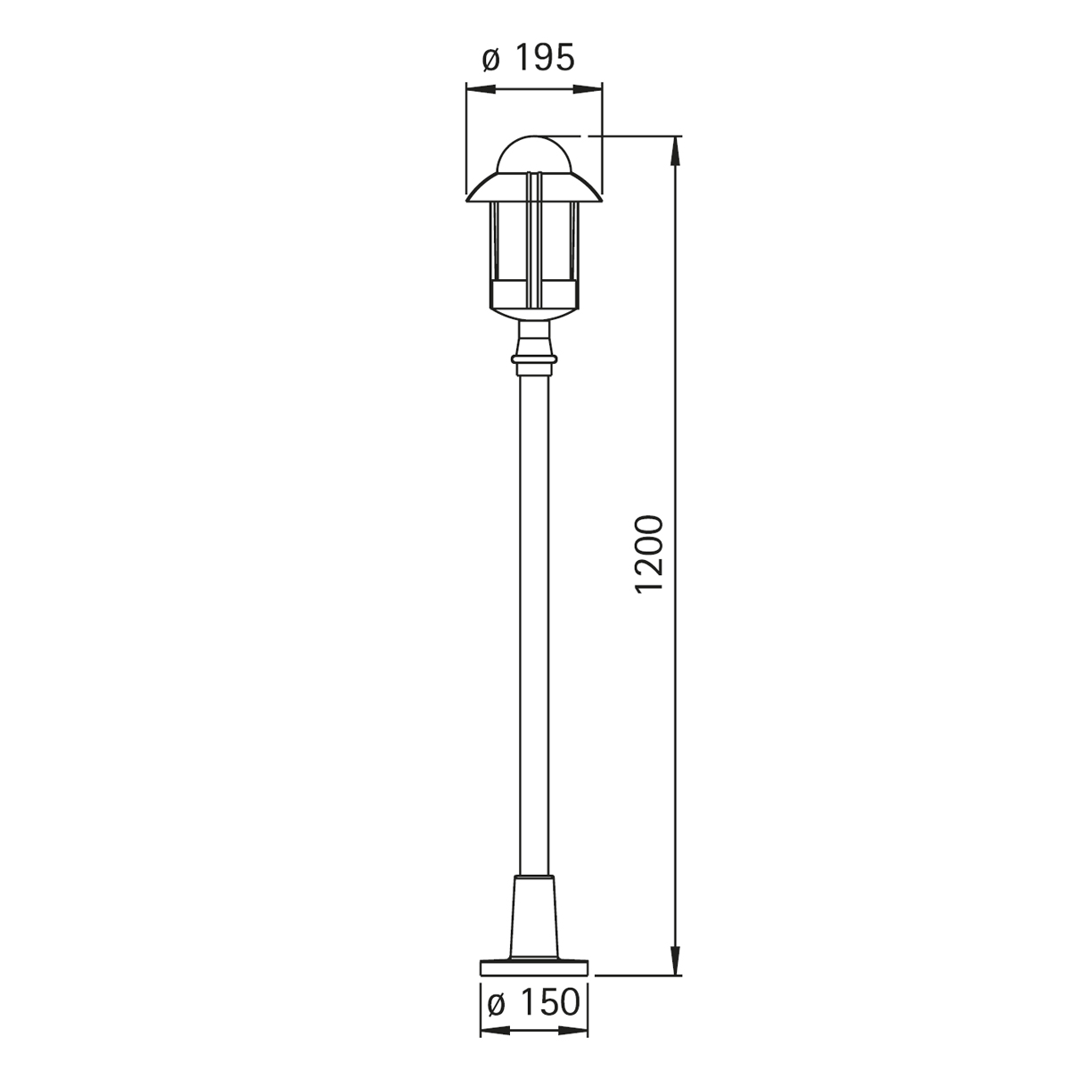 Albert Leuchten 4141 Wegeleuchte