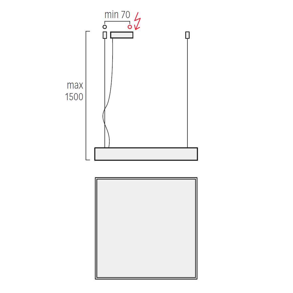 Lightnet Cubic-P2 Pendelleuchte