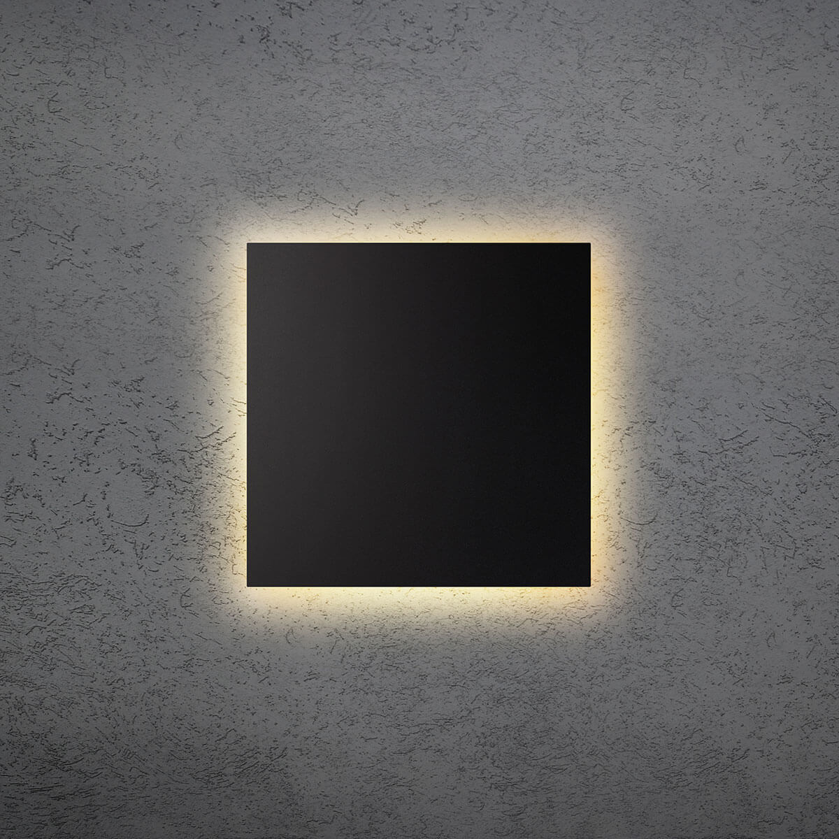 Escale Blade-Q LED Wand- / Deckenleuchte, 34 x 34 cm, mit Casambi-Modul, schwarz