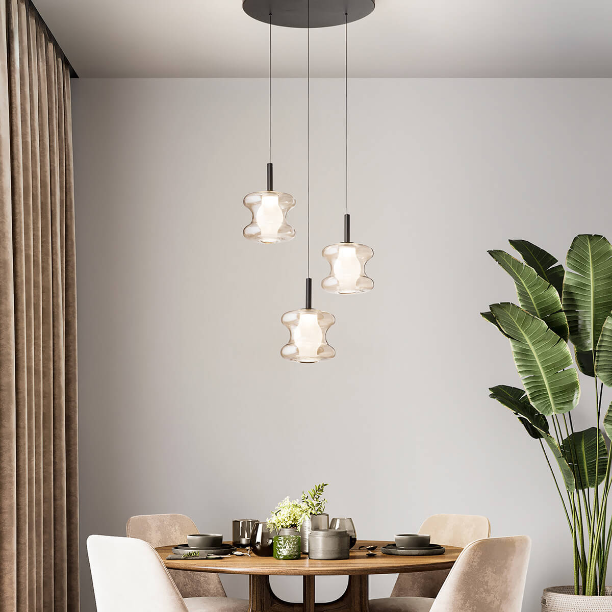Frua LED Pendelleuchte, mit Rondell