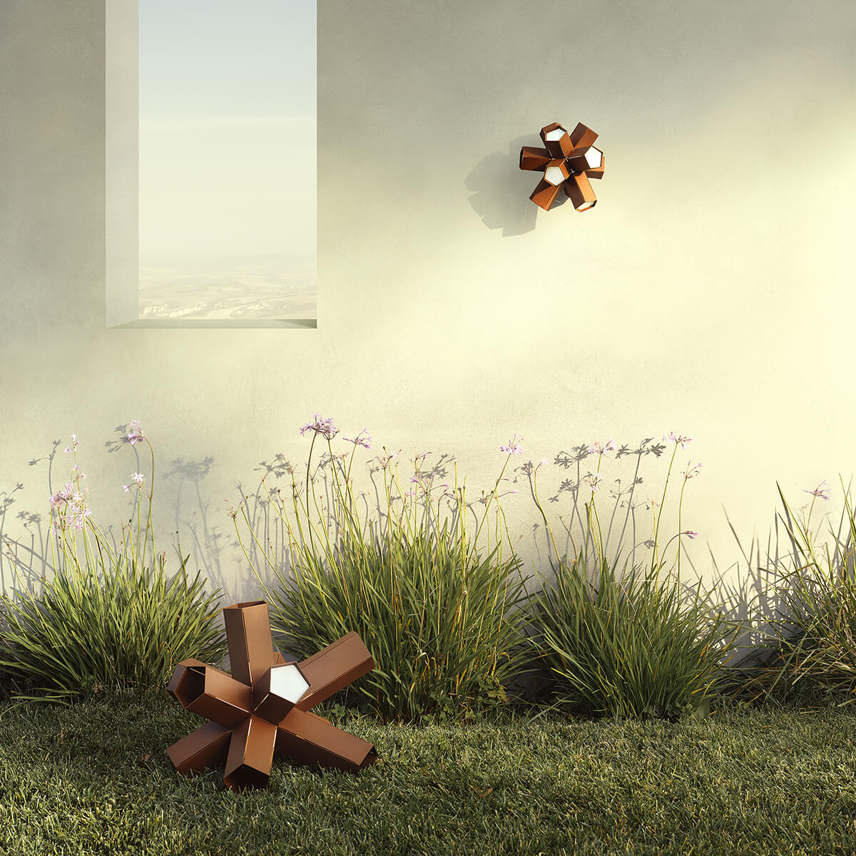 Bang Outdoor Step Light / Applique Small LED Wand- / Bodenleuchte