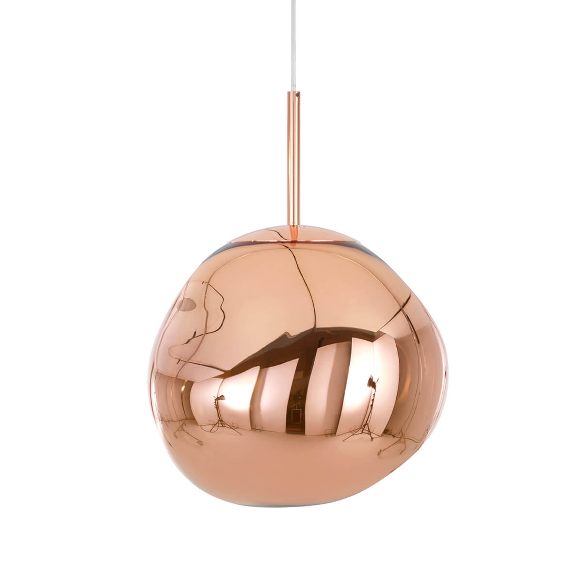 Tom Dixon Melt Mini LED Pendelleuchte, Kupfer (ausgeschaltet)