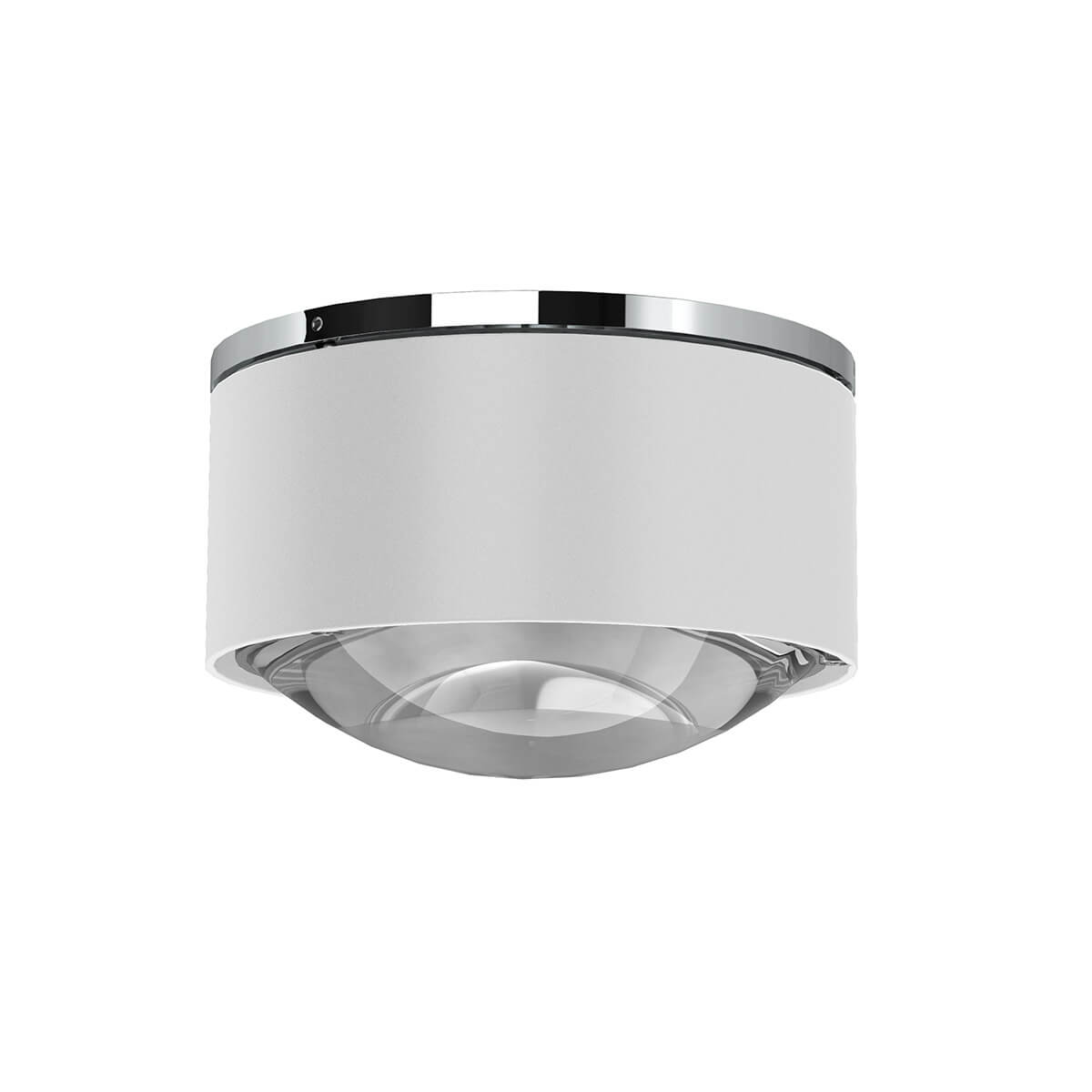 125-top-light-puk-maxx-one-2-led-deckenleuchte-2-3008002-22-weiss-matt-1200x1200 Top Light Puk Maxx One 2 LED Deckenleuchte, Gehäuse, weiß matt / Chrom, mit Linse klar (nicht inbegriffen)