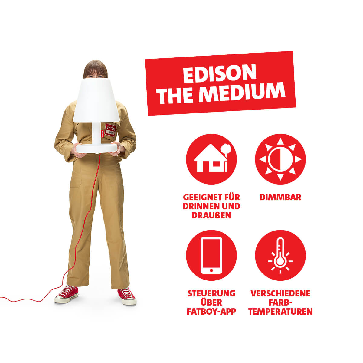 Edison the Medium LED Tischleuchte