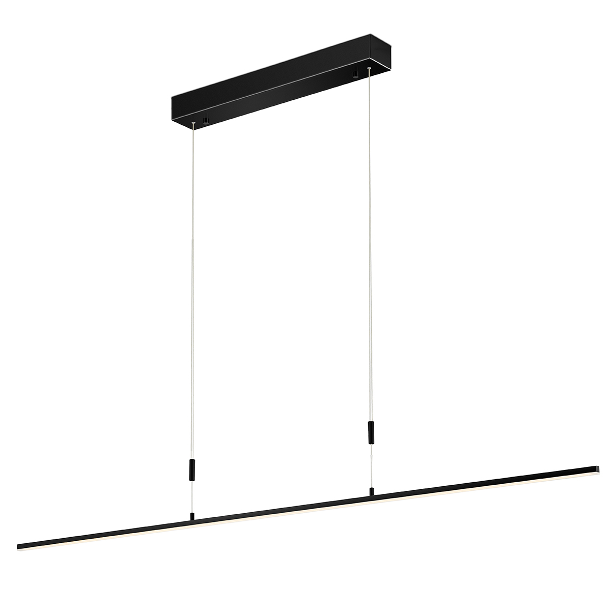 Bankamp Slim LED Pendelleuchte, Länge: 128 cm, schwarz