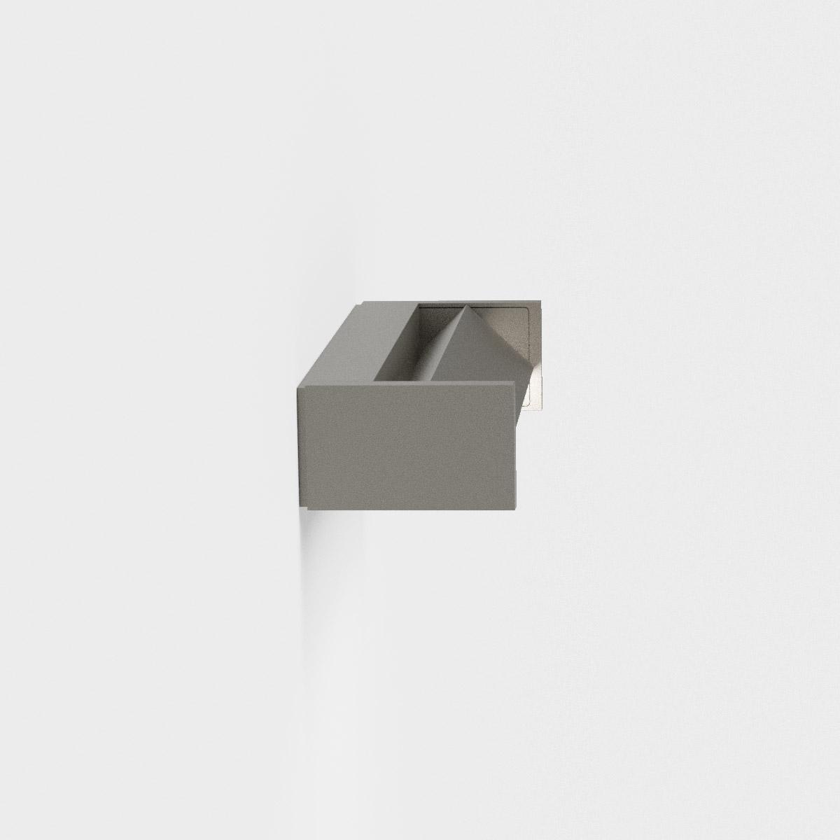 IP44.DE Slat One LED Wand- / Deckenleuchte, space grey (grau)