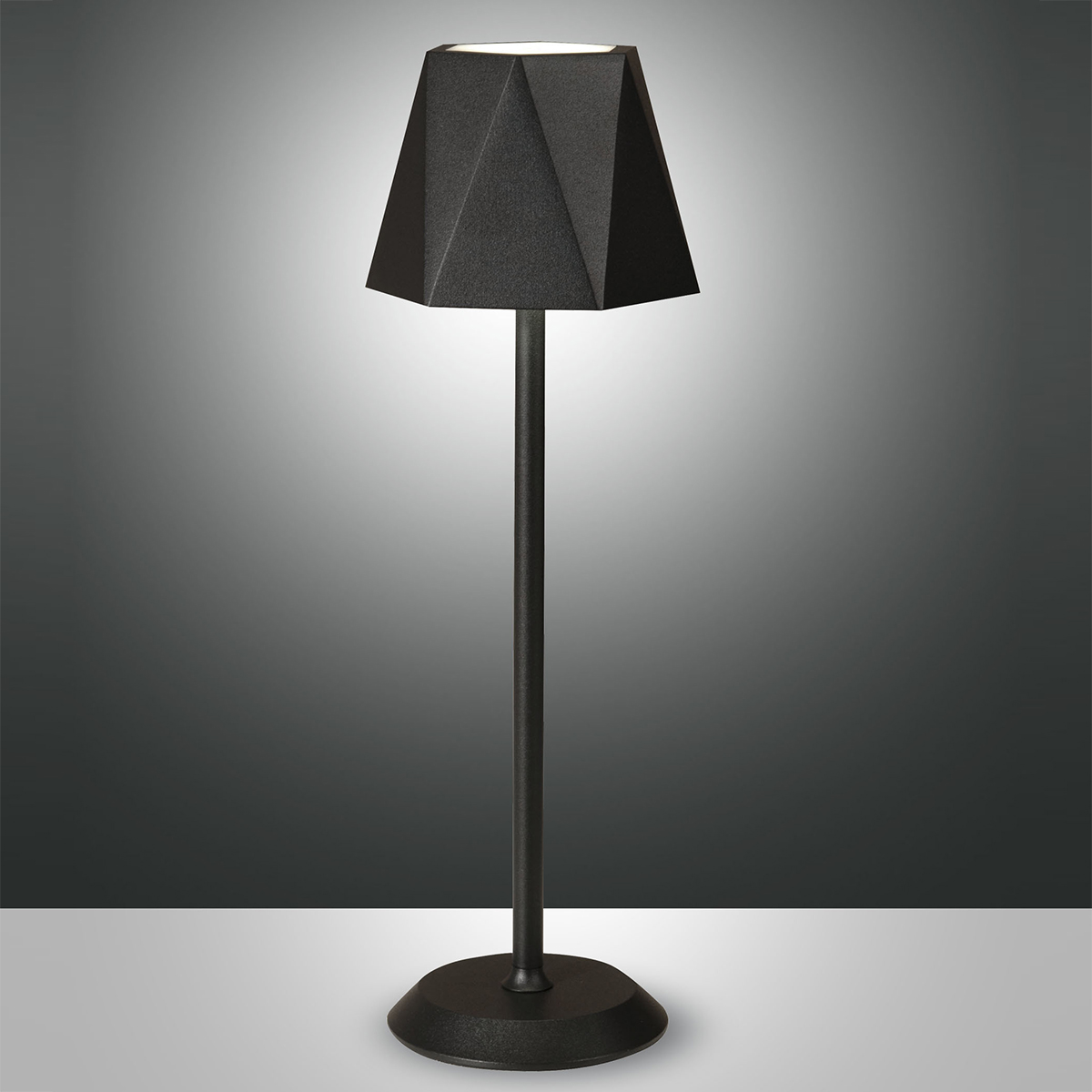 Fabas Luce Katy LED Akkuleuchte, schwarz
