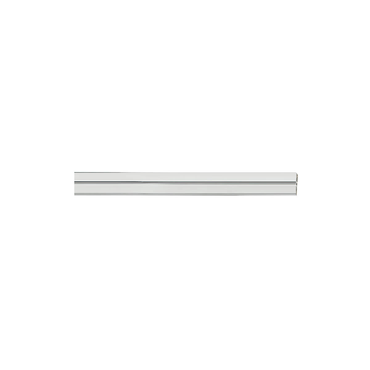 CHECK-IN System Schiene gerade, 118,5 cm, Chrom matt