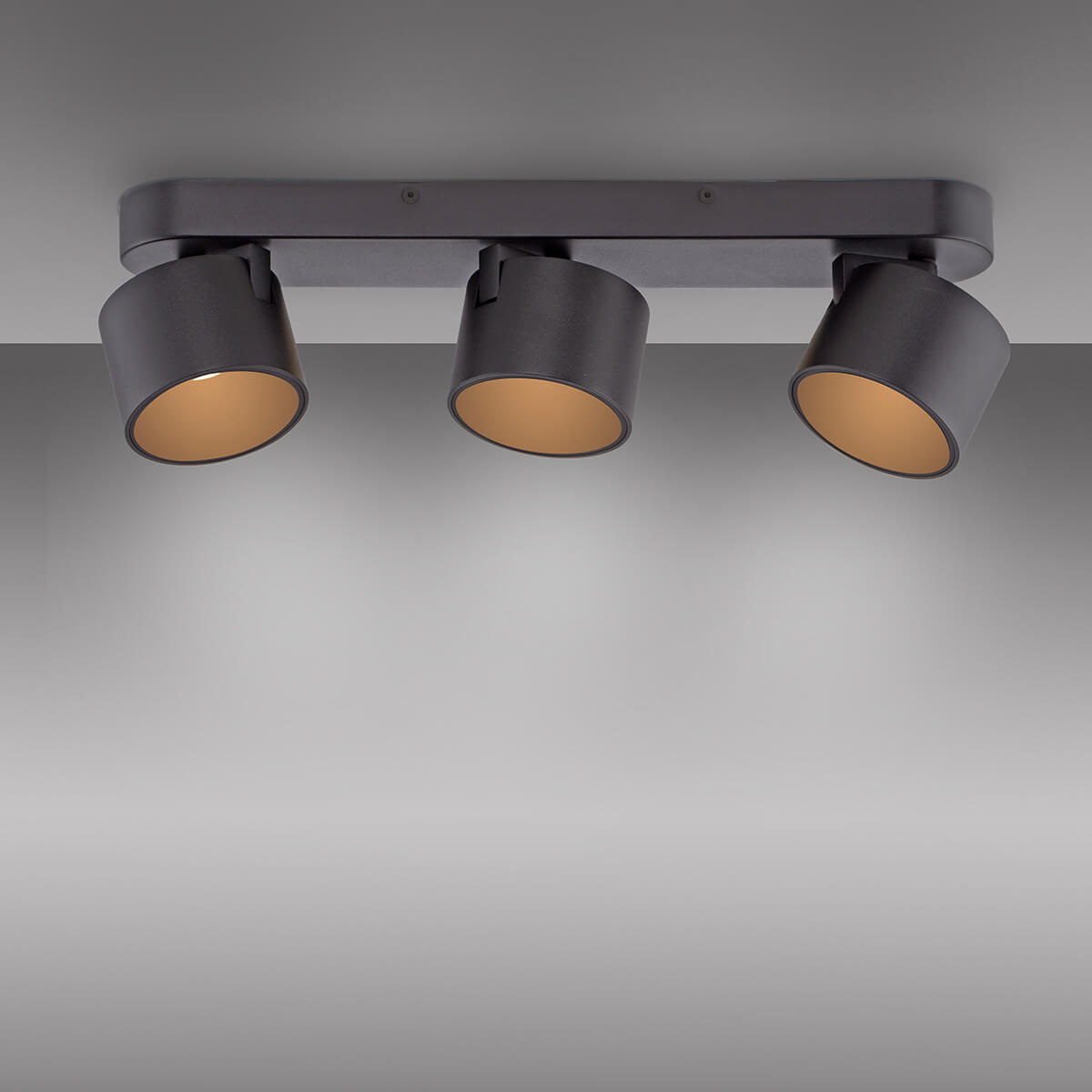 PURE Cup LED Deckenleuchte, 3-flg.