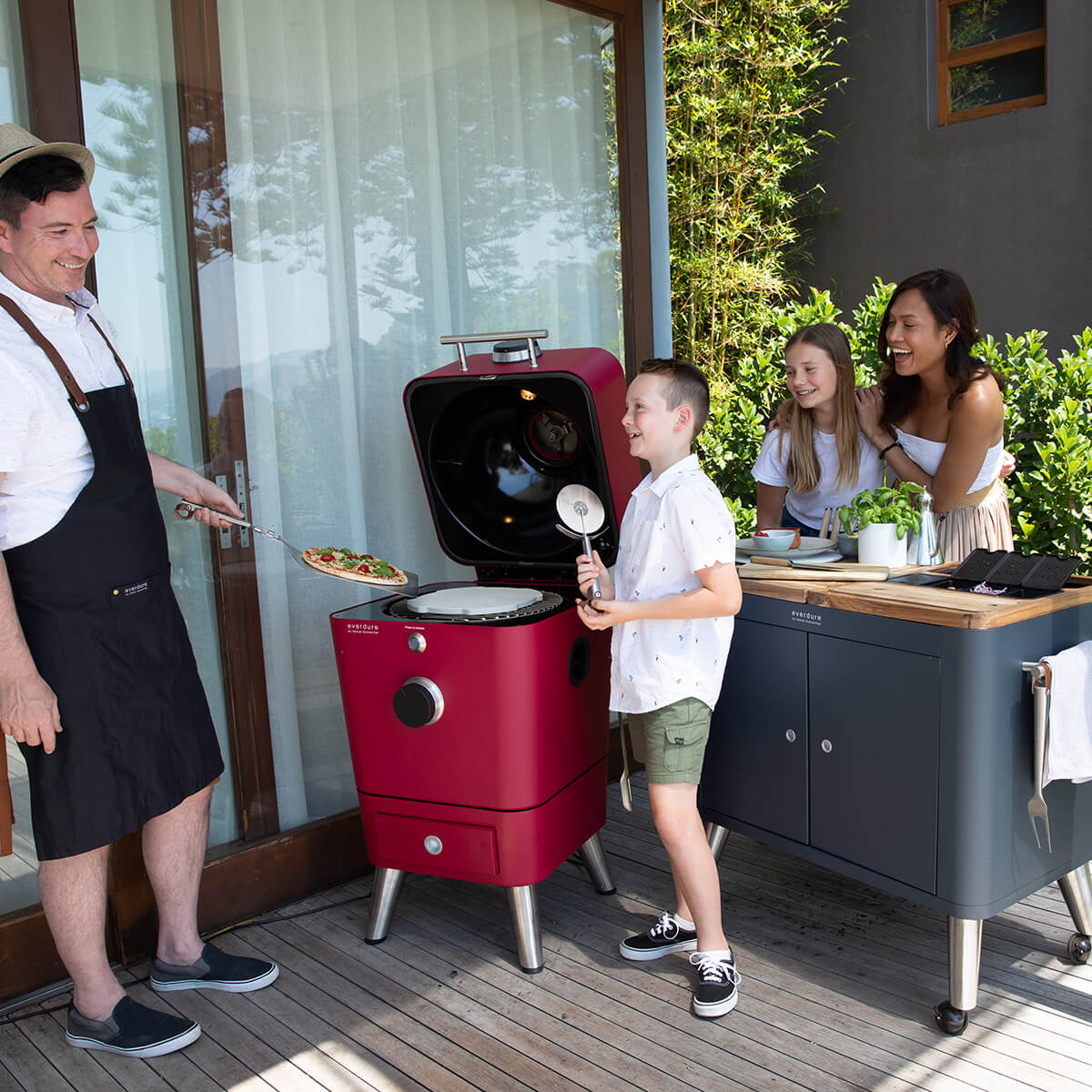 Everdure by Heston Blumenthal Mobile Outdoor Küche, graphit