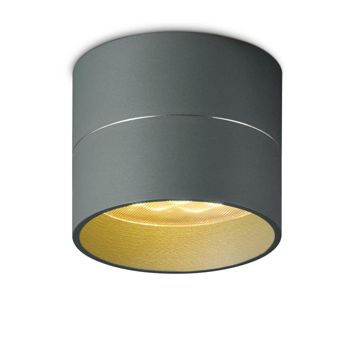 Oligo Tudor S LED Deckenleuchte, Tunable White, grau matt
