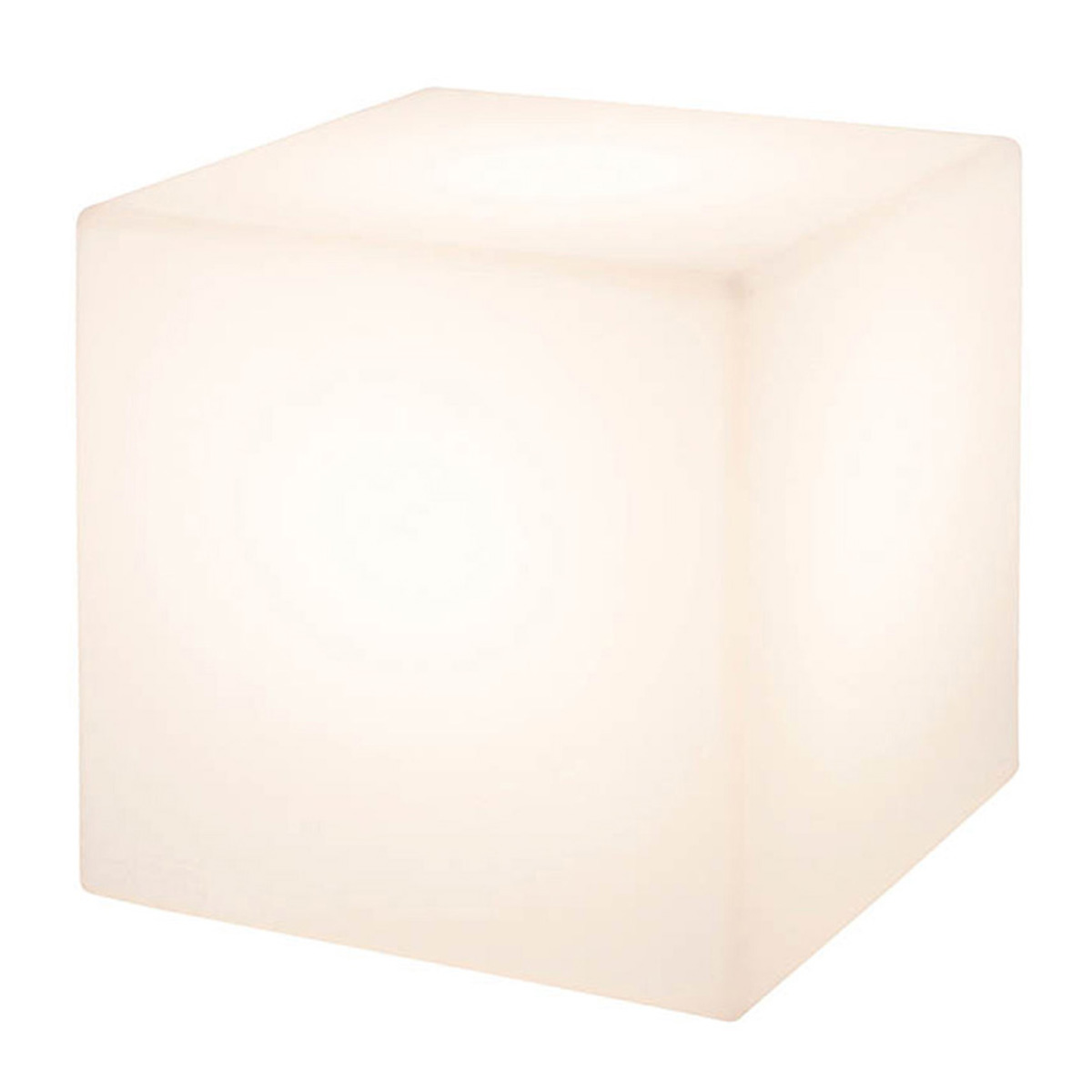 8 seasons design Shining Cube 43 LED Solardekoleuchte, weiß