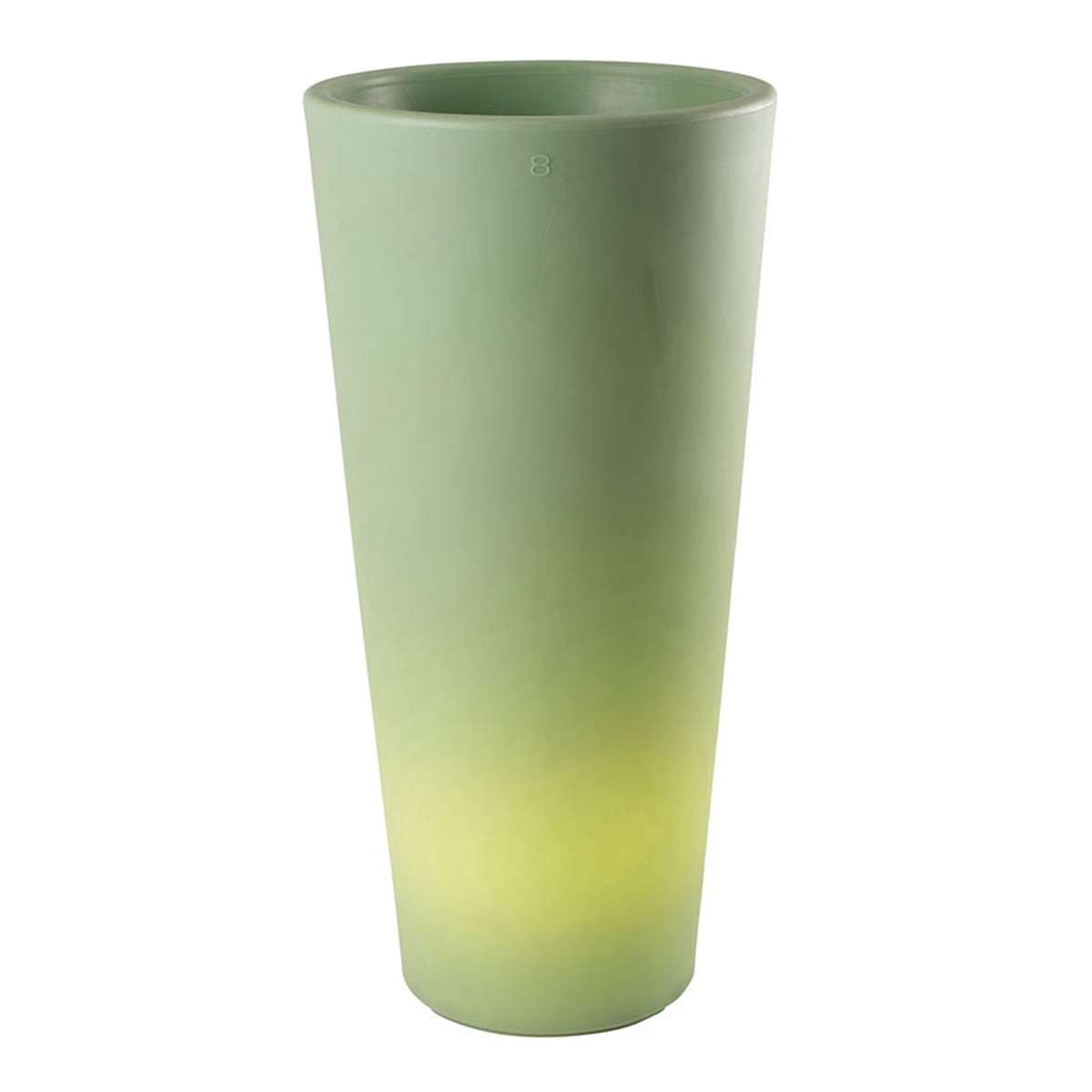 8 seasons Design Shining Classic Pot XL Pflanztopf / Dekoleuchte, mintgrün