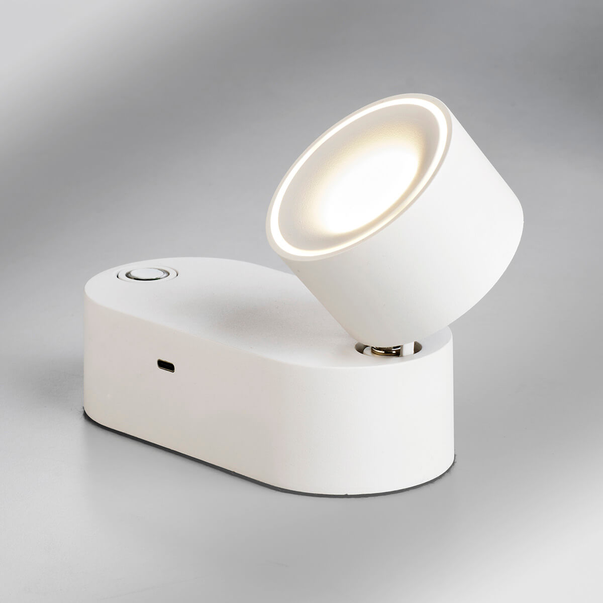 LupiaLicht Bloc LED Akkuleuchte, weiß