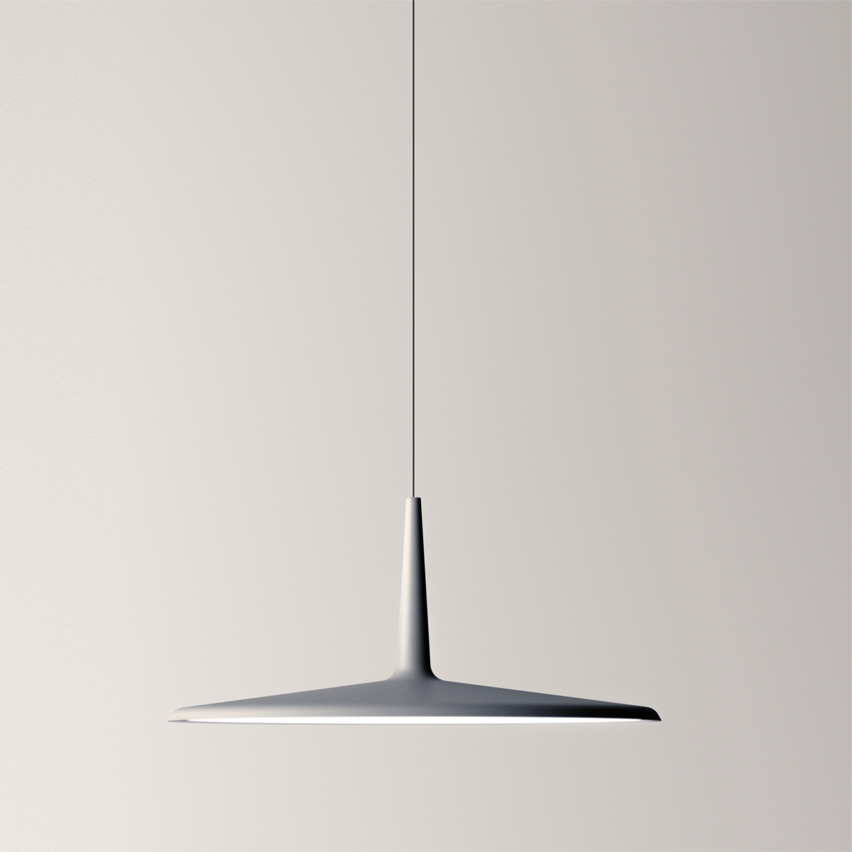 Vibia Skan 0270 LED Pendelleuchte, blau matt