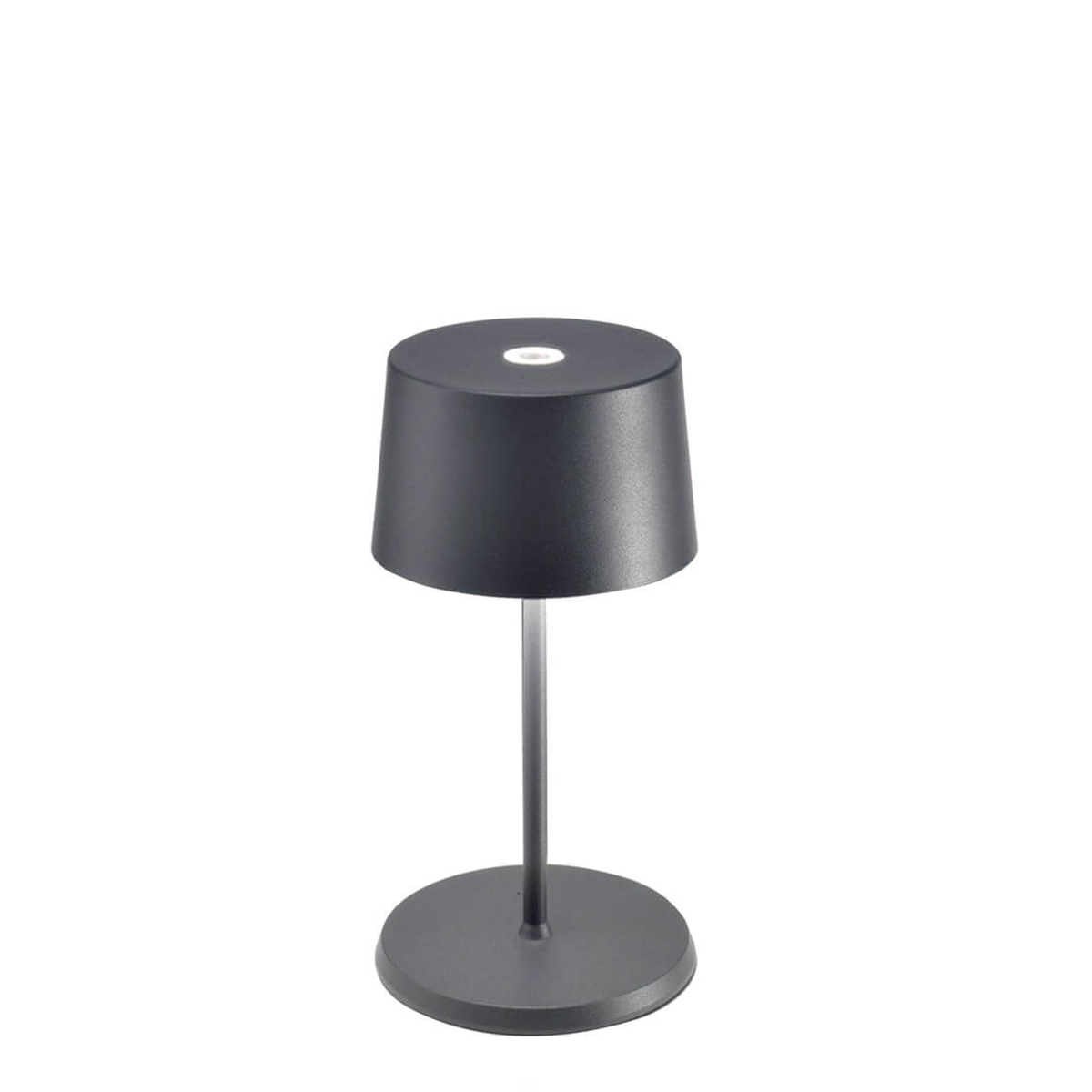Zafferano AiLati Olivia Mini Pro LED Akkuleuchte, dunkelgrau