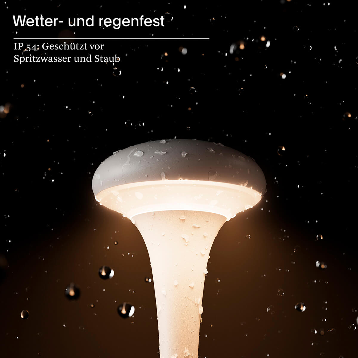 Sigor Nudrop mini LED Akkuleuchte, schneeweiß