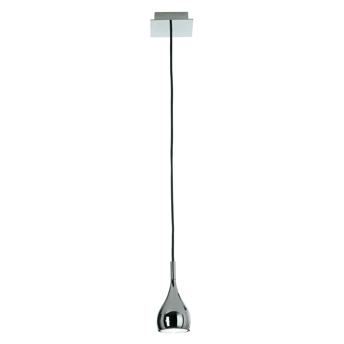 Fabbian Bijou Pendelleuchte, D. 7,8cm, Chrom (Produktansicht)