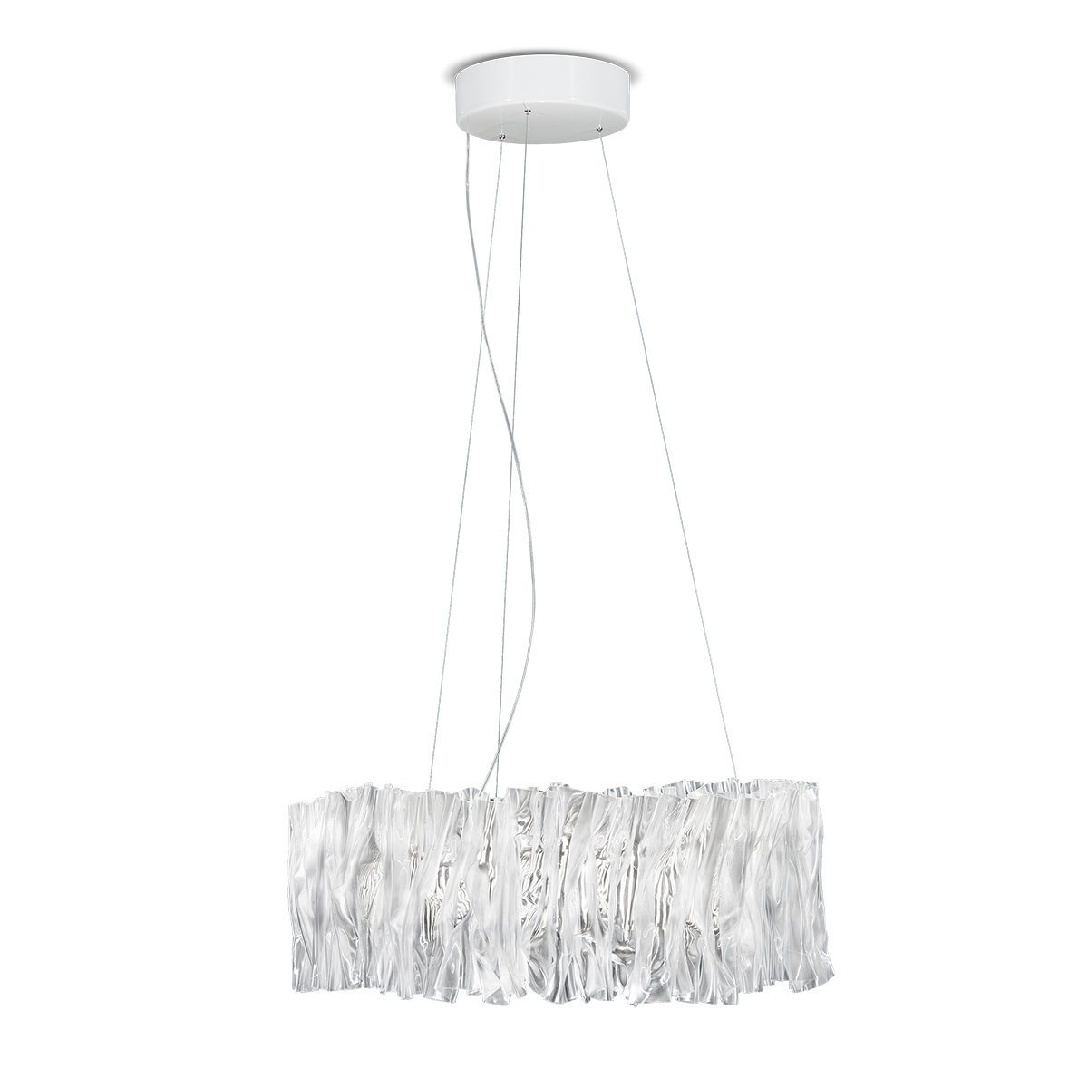 Slamp Accordéon LED Suspension, prisma white (weiß)