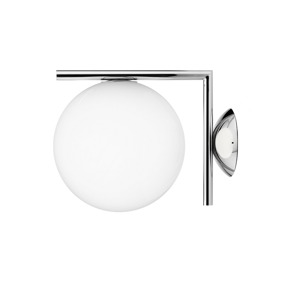 Flos IC C/W1 Wand- / Deckenleuchte, Chrom (©Piero Fasanotto)