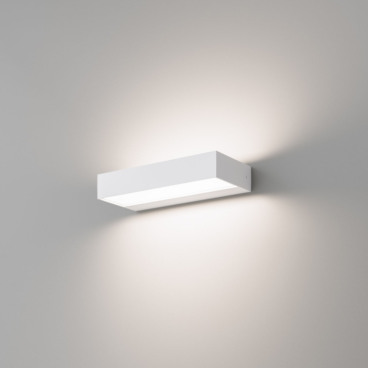 Rotaliana InOut W2 LED Innen- / Außenwandleuchte, weiß geprägt