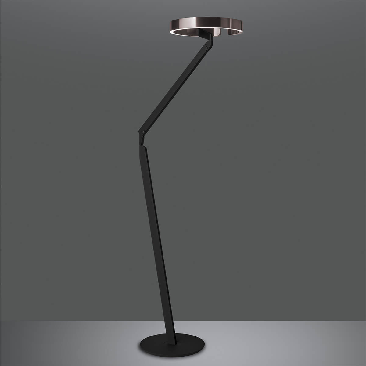 Occhio Gioia lettura "air" LED Leseleuchte, schwarz matt, Kopf: phantom