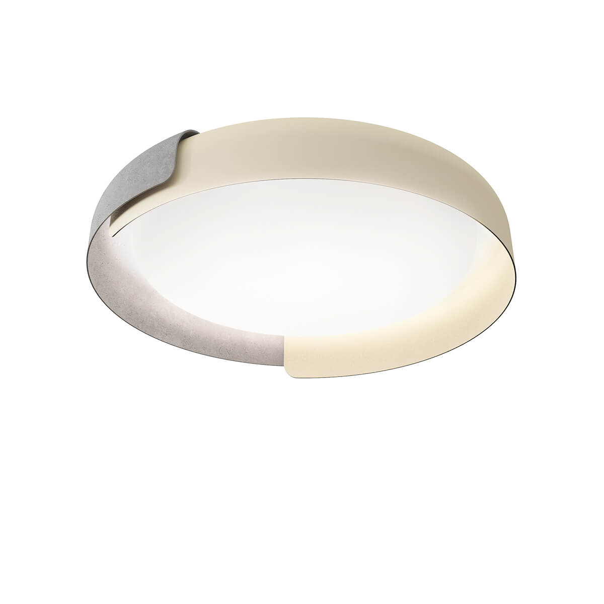 Kundalini Dala LED Deckenleuchte, Sand / Beton