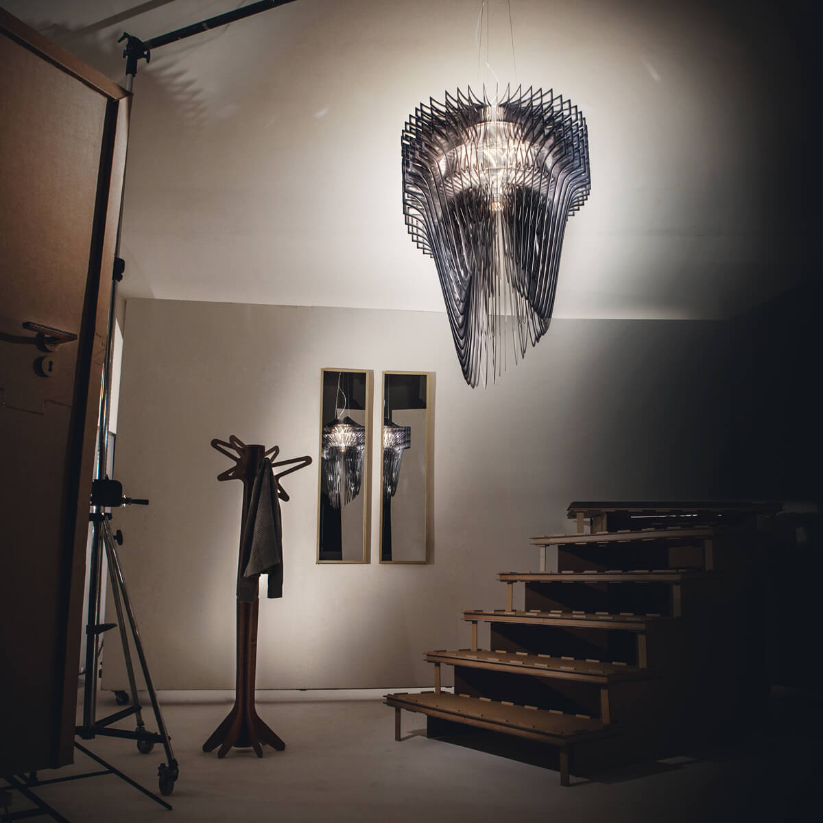 Slamp Aria Suspension XL, black fade (schwarz)
