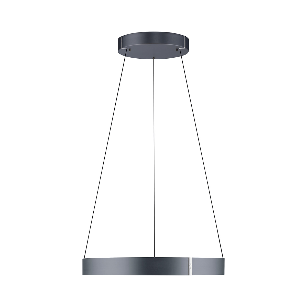 Neuhaus PURE E-Clipse LED Pendelleuchte, Ø: 70 cm, dunkelgrau