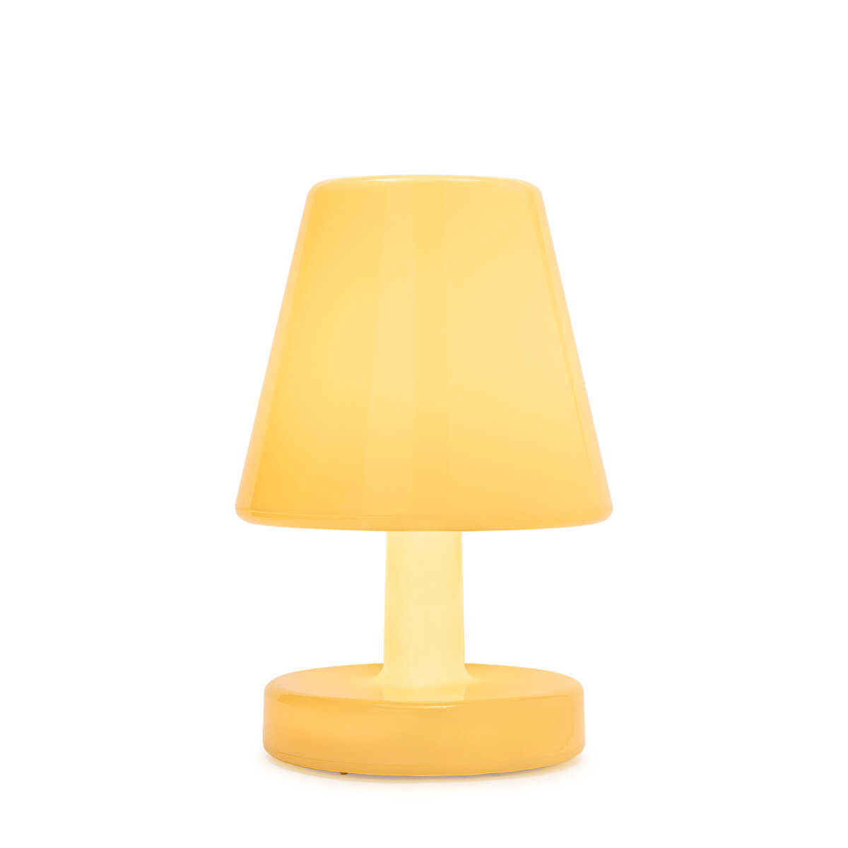Fatboy Edison the Ambiance LED Akkuleuchte, Pale Yellow (gelb) (eingeschaltet)