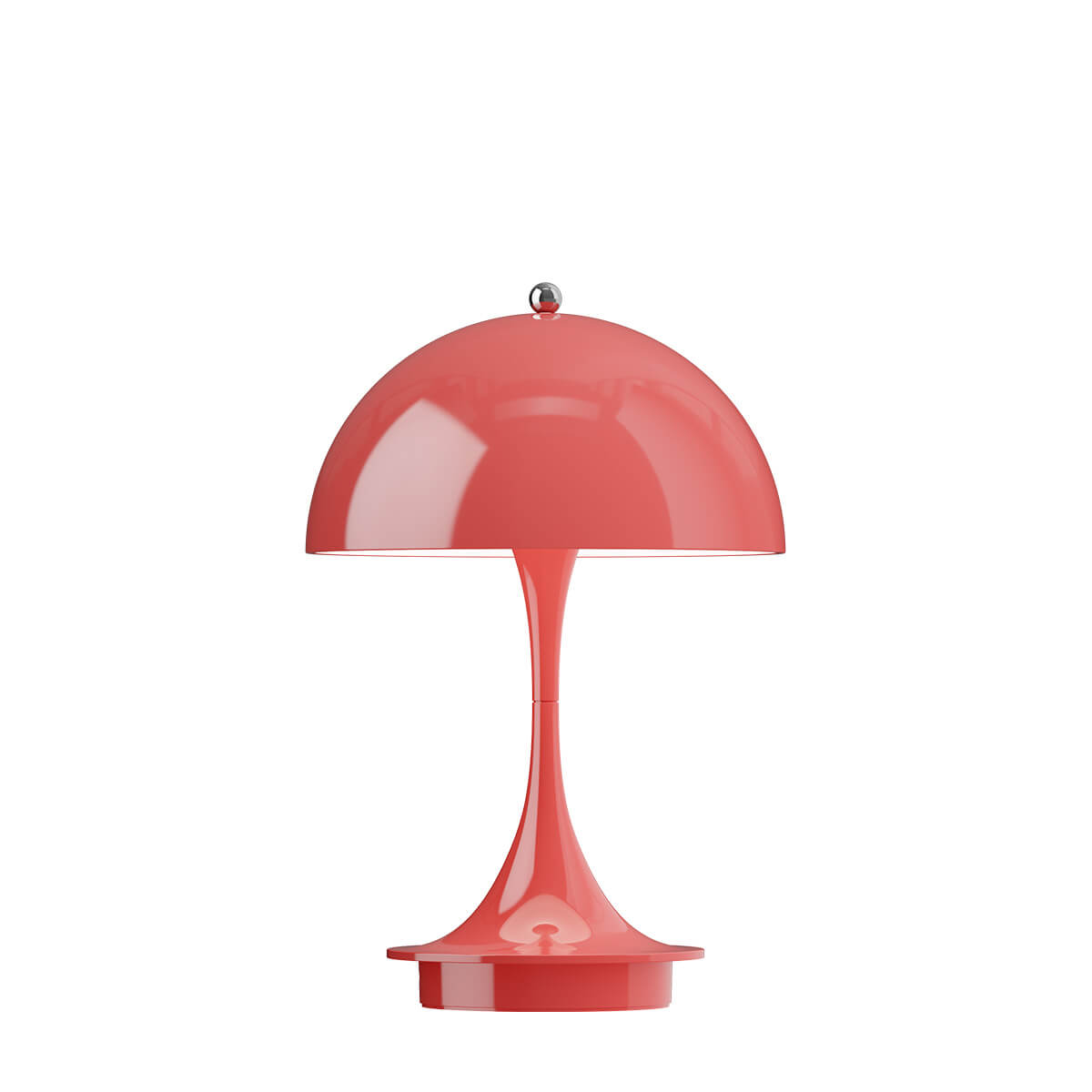Louis Poulsen Panthella 160 Portable V3 LED Akkuleuchte, opak koralle – Design by Verner Panton