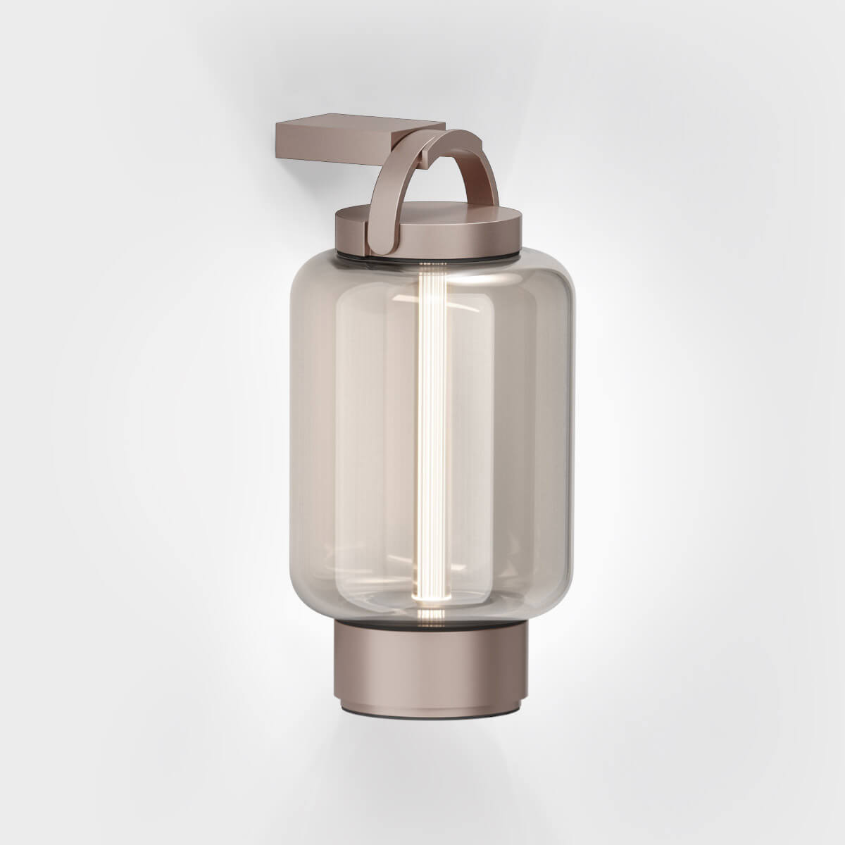 IP44.DE Qu LED Akkuleuchte mit Hook Wandhalterung
