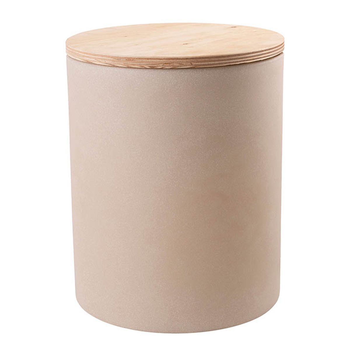 8 seasons design Shining Drum LED Solardekoleuchte, sand, OFF