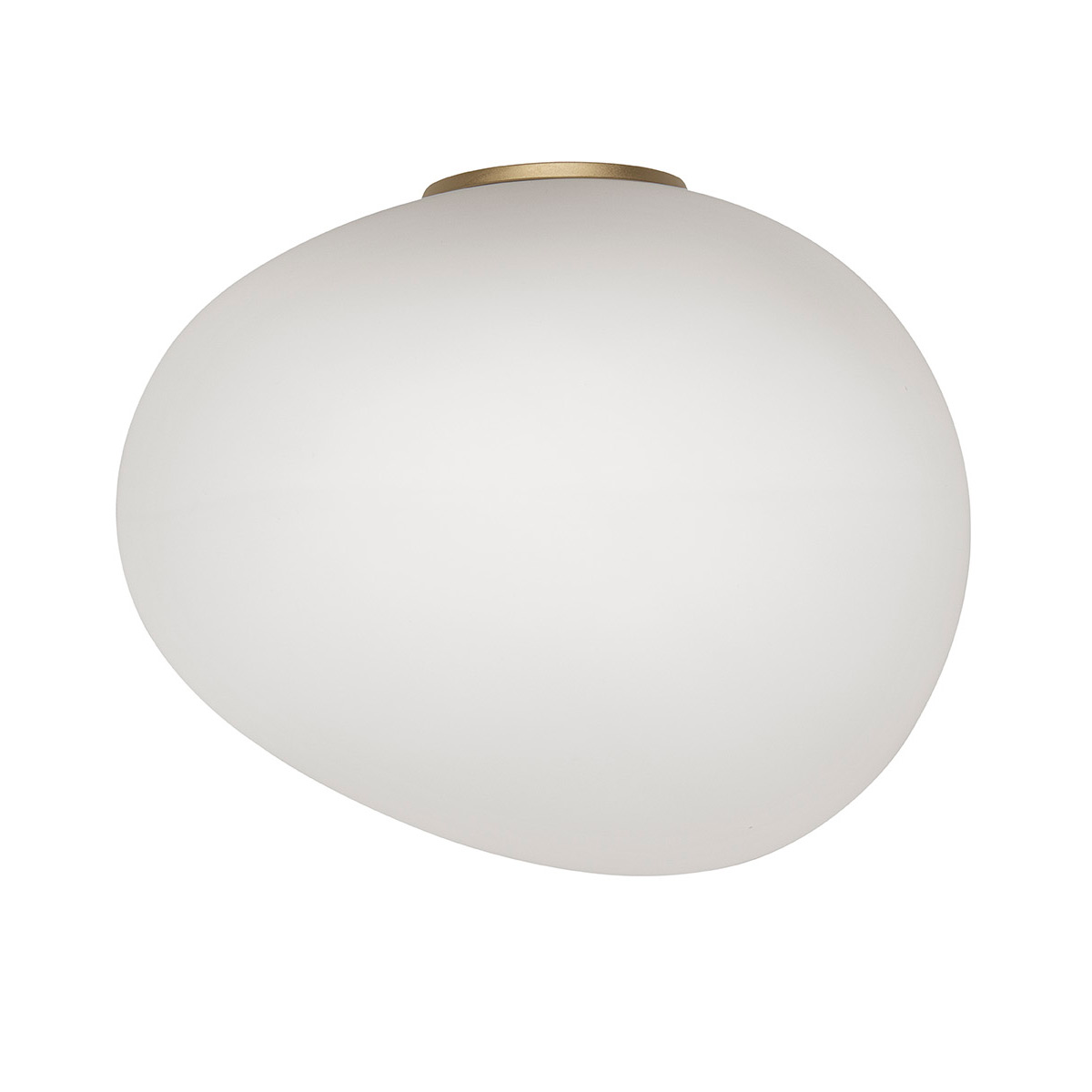 Foscarini Gregg Grande Semi 1 Parete, bianco/oro (weiß/Gold)