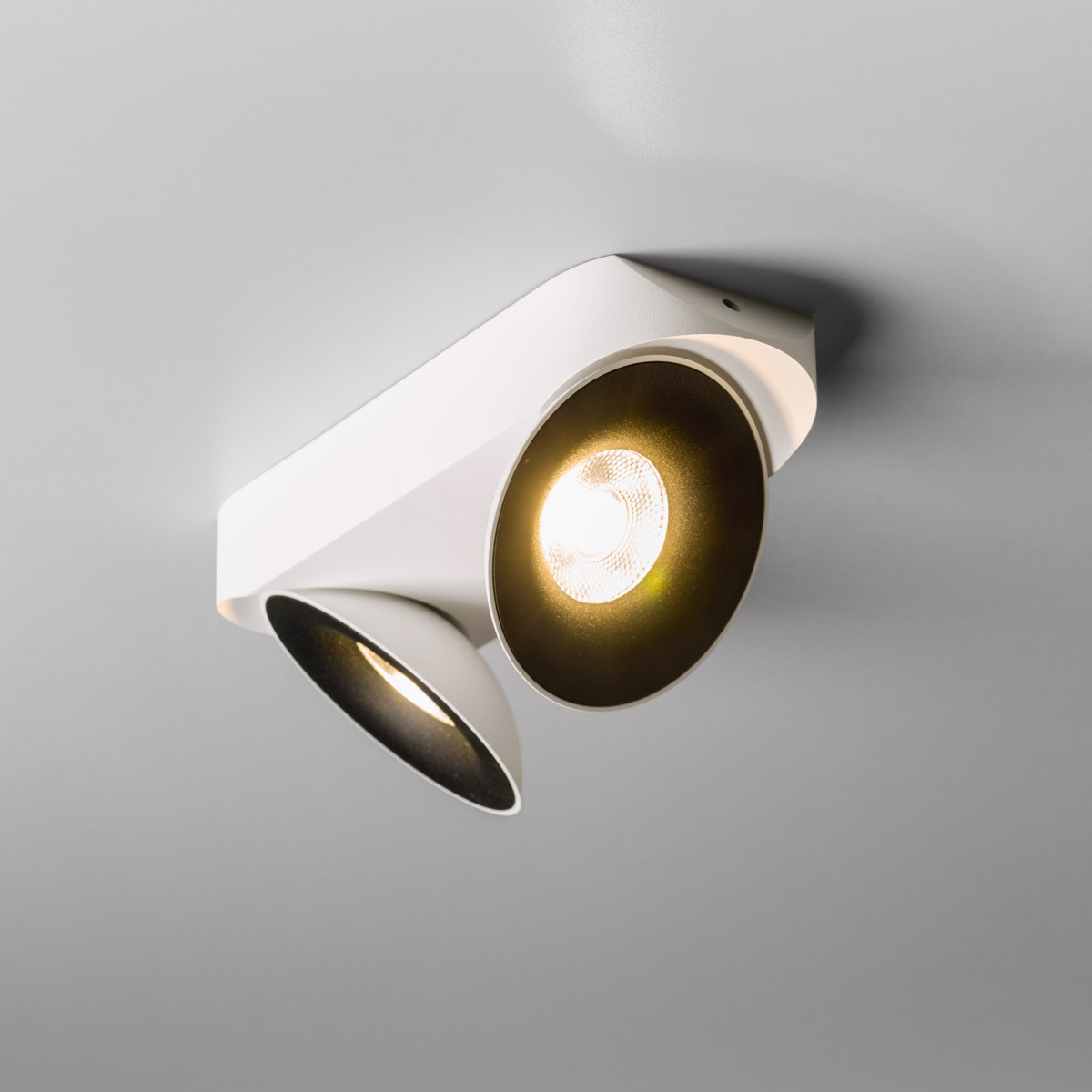 LupiaLicht Saturn 2 LED Deckenstrahler, weiß