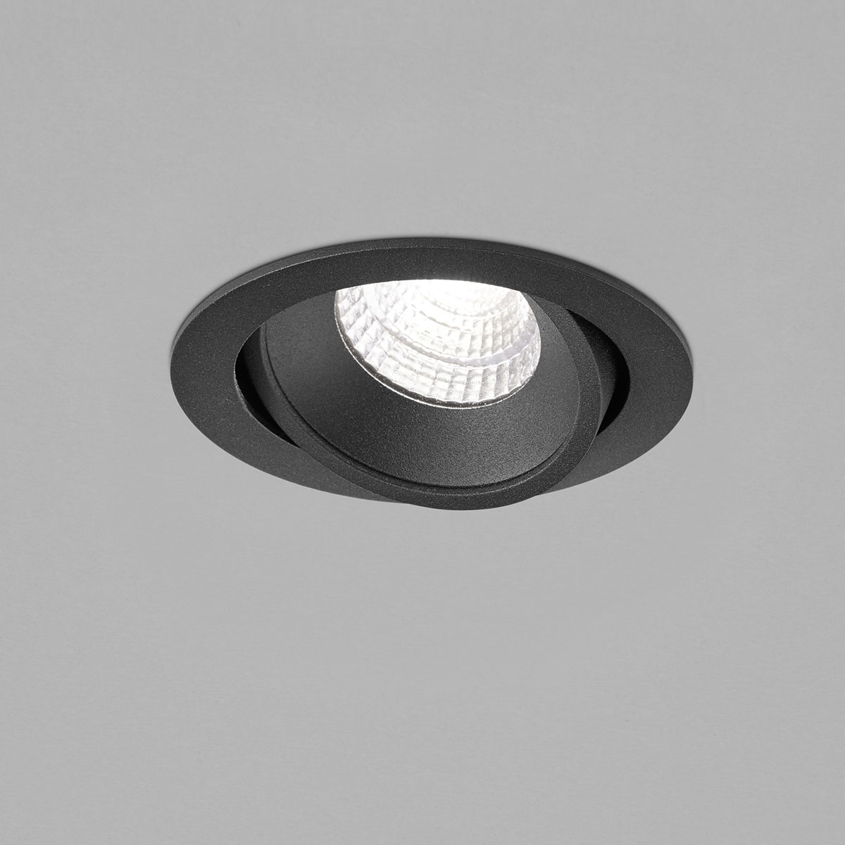 Helestra Sid LED Deckeneinbaustrahler mit Casambi-Modul, schwarz matt