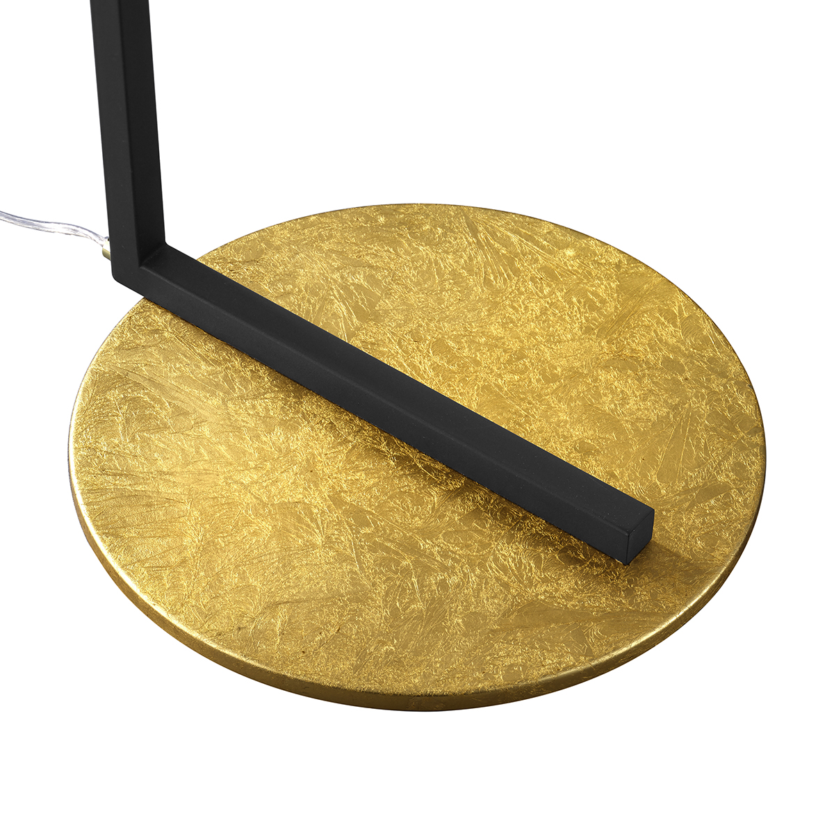 Luce Elevata by BANKAMP Pure Up LED Stehleuchte, Blattgoldoptik, Fuß