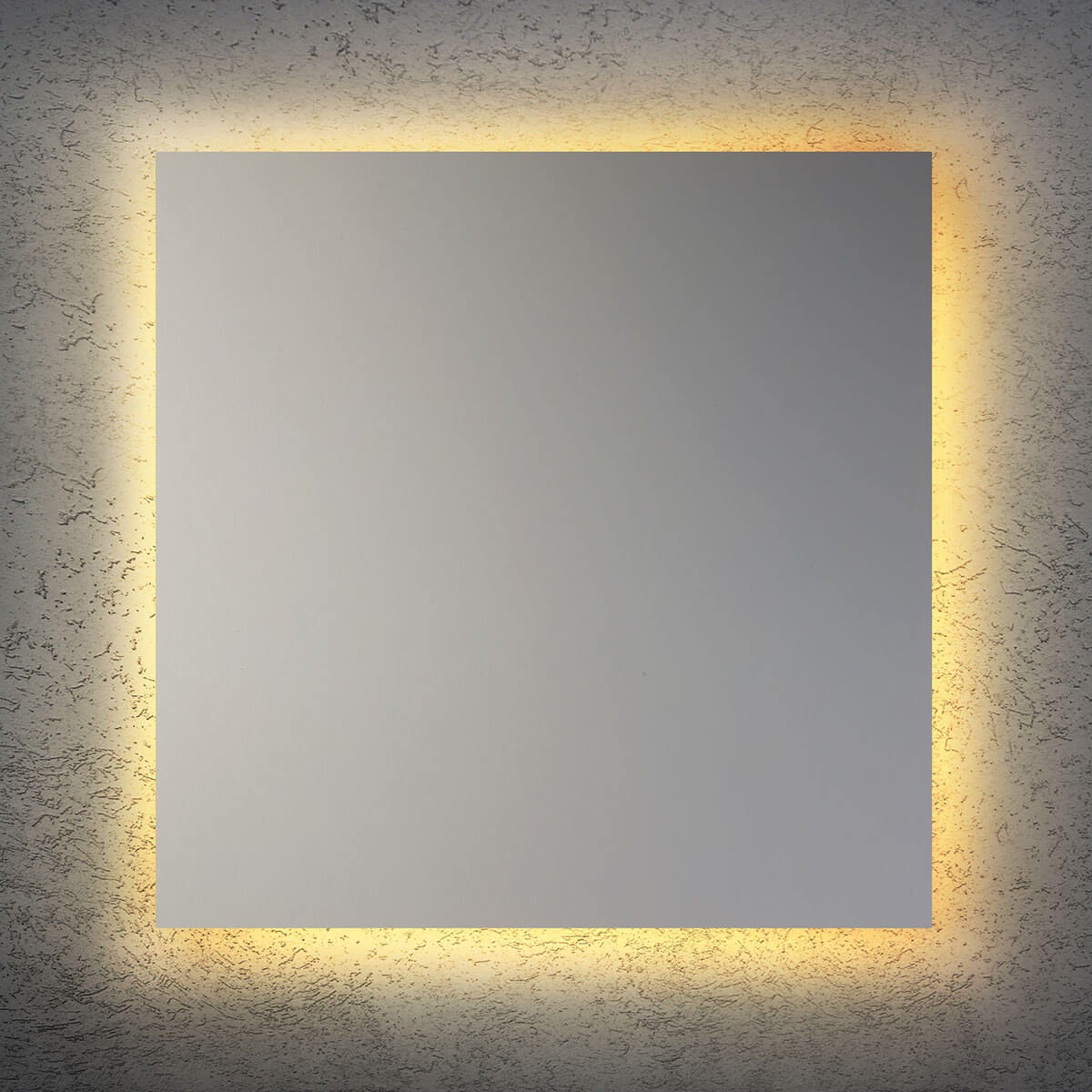 Escale Blade-Q LED Wand- / Deckenleuchte, 59 x 59 cm, mit Casambi-Modul, Silber eloxiert