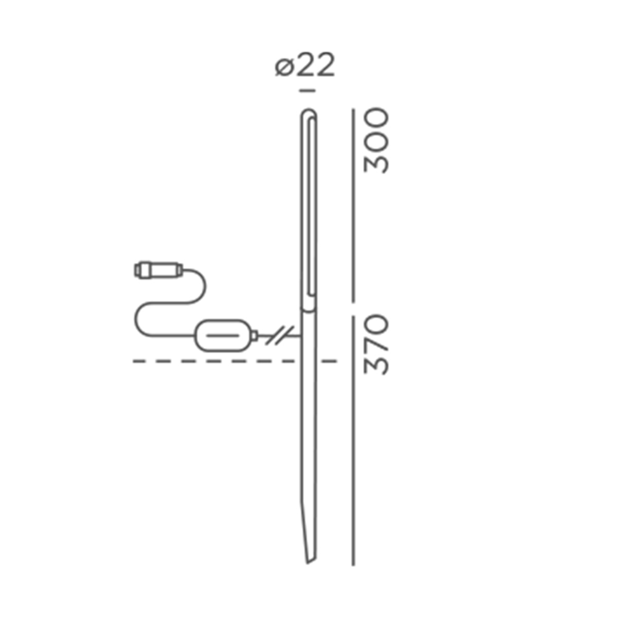 IP44.DE Kal LED Erdspießleuchte Connect (für unbefestigte Beet- und Grünflächen), S