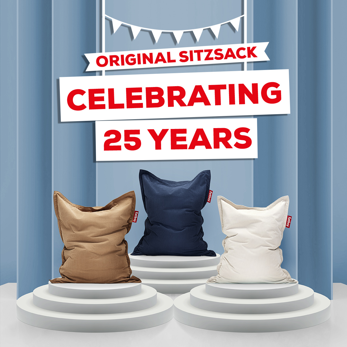 Original Sitzsack 25 Jahre Jubiläum
