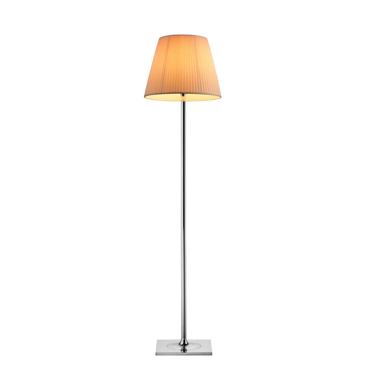 Flos KTribe F Stehleuchte, F2, Höhe: 162 cm, Gewebe (eingeschaltet)